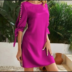 🌸 Dress with pearls size S.  New